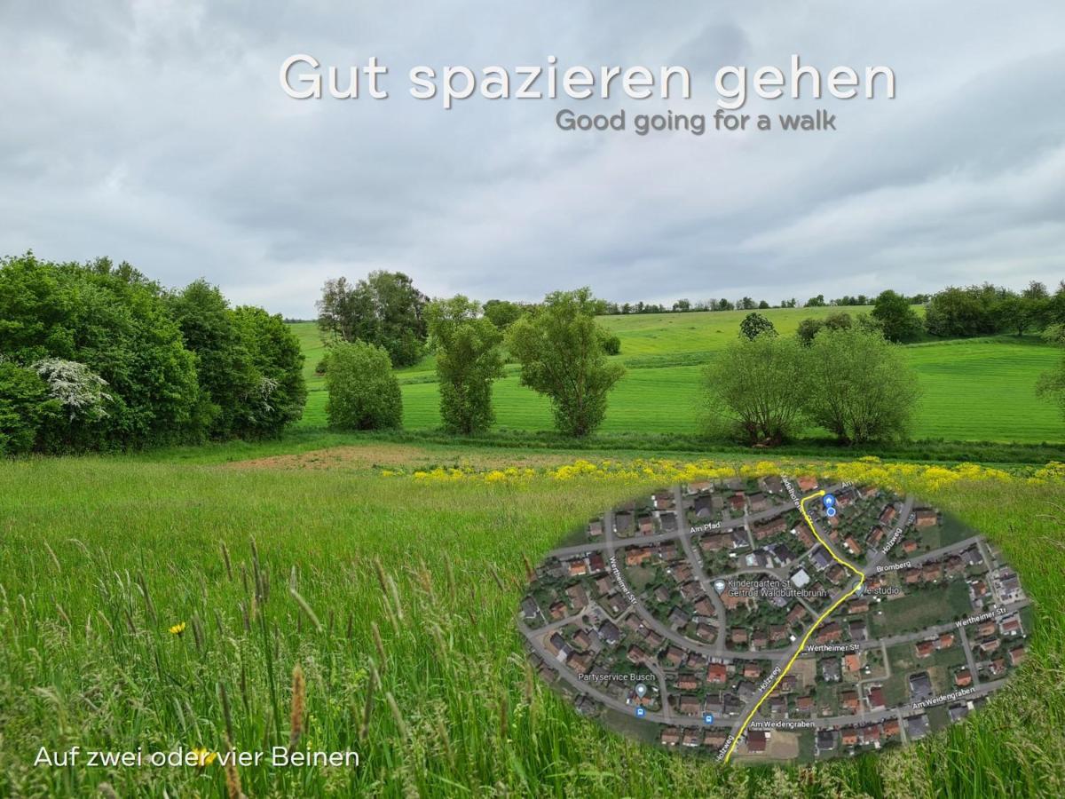 Lichtdurchflutetes Zimmer - Kaeppele Waldbuttelbrunn Екстер'єр фото